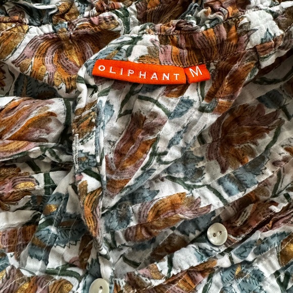 Oliphant Pintuck Ruffle Top - Picture 6 of 7